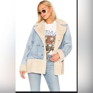 McGuire Campo Sherpa Denim Coat